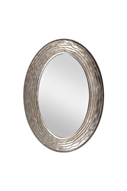 Зеркало 104см Garda Decor Волны темное серебро 50SX-2080