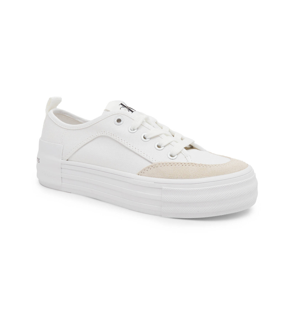Кеды VULC FLATFORM BOLD IRREG LINES CALVIN KLEIN JEANS - белый(YW0YW00903)