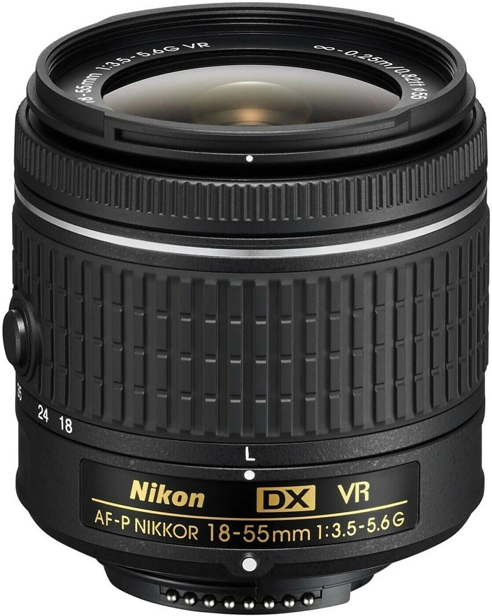 Nikon 18-55mm f/3.5-5.6G AF-P VR II DX, черный