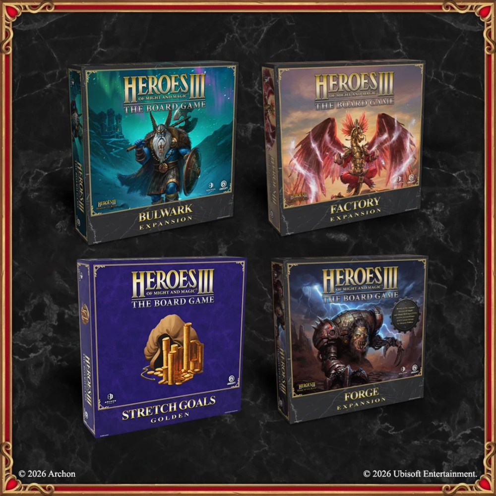Heroes of Might and Magic III - Factory, Bulwark & Forge Expansions - настольная игра