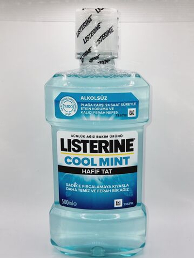 LISTERINE ополаскиватель для полости рта COOL MINT без спирта 500 мл (Франция)