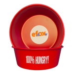 Миска "efox" для питомцев из нержавеющей стали, форма чаша