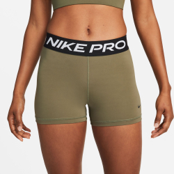 Женские теннисные шорты Nike Pro Ball Shorts Women - Olive, Black