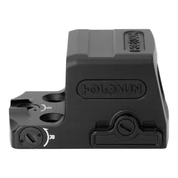 Коллиматор Holosun EPS Carry 2 МОА Red, пистолетный закрытый - вид сзади с логотипом Holosun