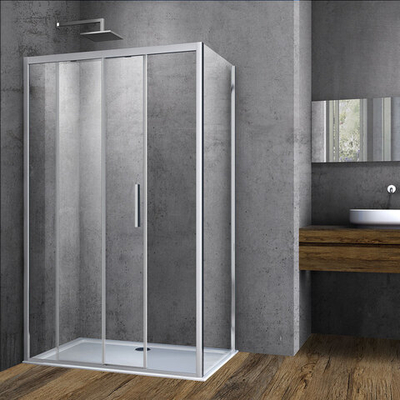 Душевой уголок Софт (Soft) VSR-3SO9014CL, 1400*900, хром, стекло прозрачное,