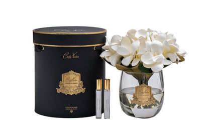 Букет магнолий ароматизированный и 2 спрея 10мл Cote Noire Magnolia white в вазе Garda Decor