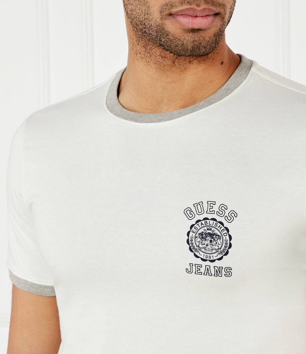 Футболка Guess Jeans - экрю(M5GI57 KCTX1)
