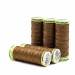 Нитки отделочные Gutermann Top Stitch 30 (30 метров), 5 кат. | 124 золотисто-коричневый