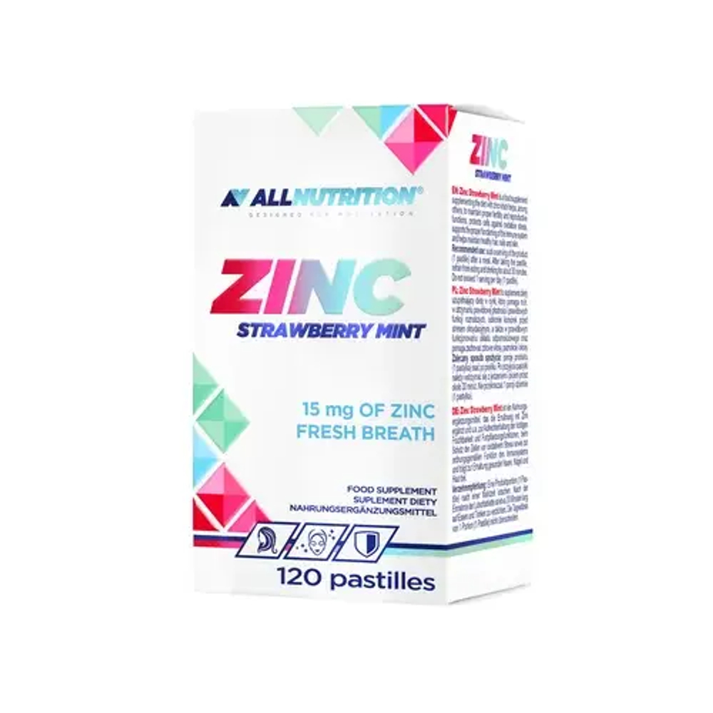 Allnutrition ZINC Клубничная мята - 120 пастилок