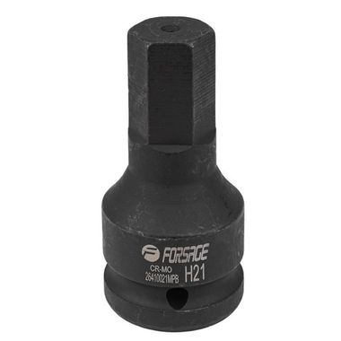 Головка-бита ударная 6-гранная 21мм, 3/4'' Forsage F-26410021MPB
