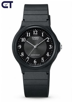 CASIO MQ-24-1B3 CASIO Collection унисекс наручные часы — ультралёгкий корпус, чёрный циферблат и культовый минимализм