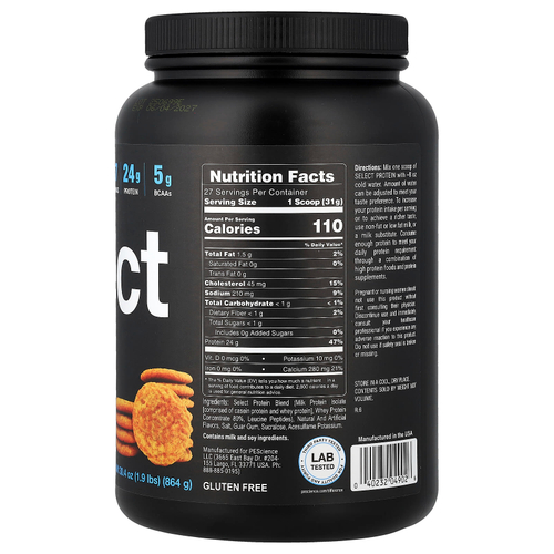 PEScience, Select Protein™, порошковая смесь для приготовления напитка, Snickerdoodle, 864 г (1,9 фунта)