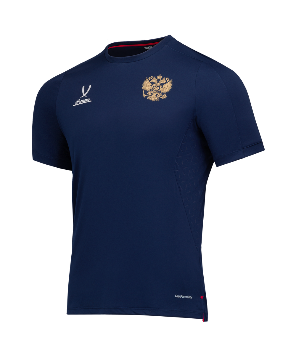 Футболка тренировочная JOGEL NATIONAL PerFormDRY Training Tee, темно-синий