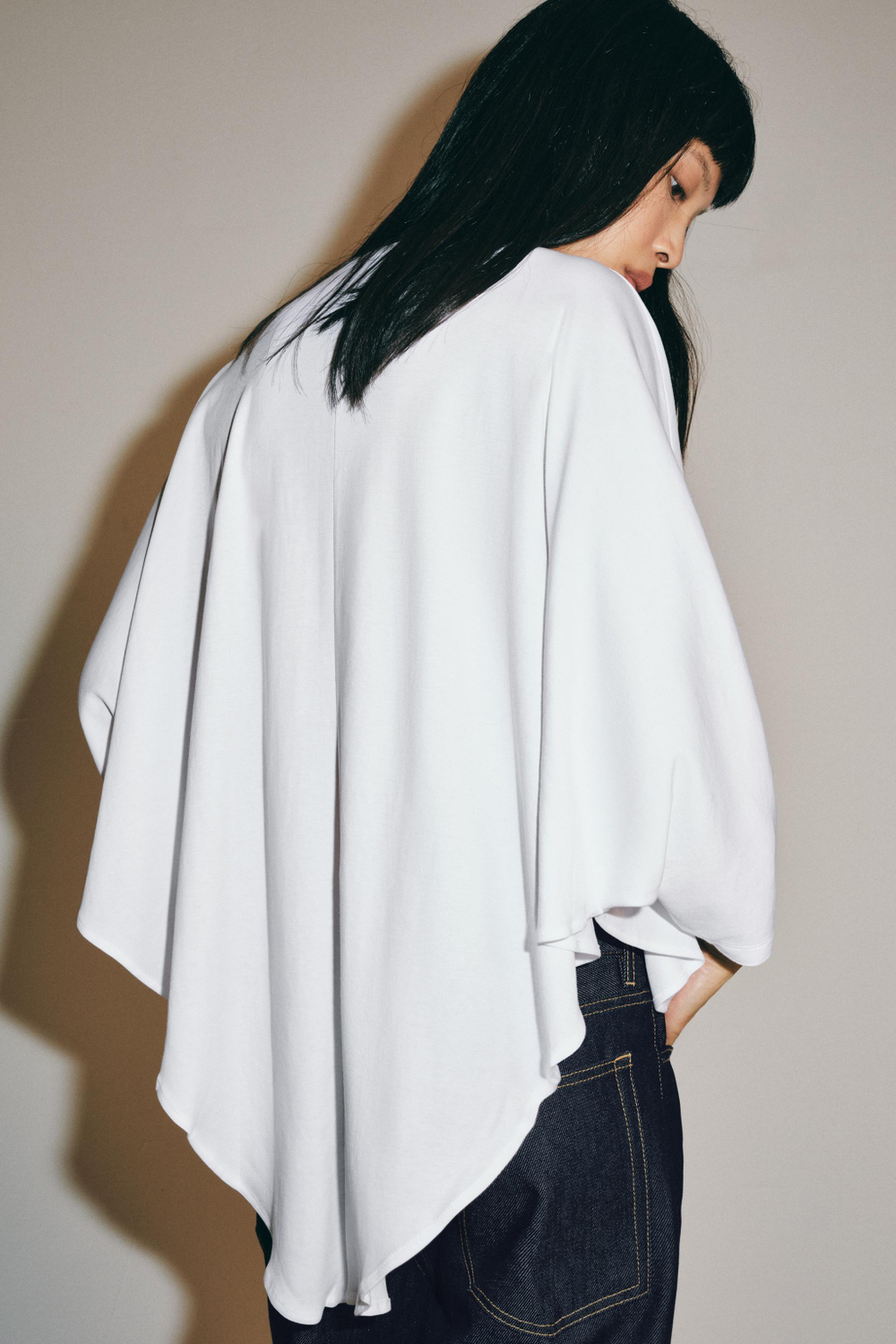 ФУТБОЛКА-НАКИДКА ИЗ ХЛОПКА SUPIMA® — ZARA