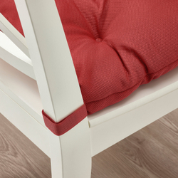 IKEA MALINDA  (ИКЕА МАЛИНДА)  -  Подушка на стул - тёмно-красный 40/35x38x7 см