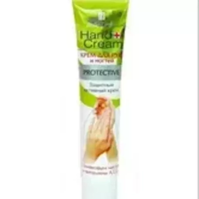 B.J.Hand cream Крем для рук и ногтей Protective с ОЛИВКОВЫМ МАСЛОМ+ВИТАМИНЫ А,С,Е ,защитный 125мл*48