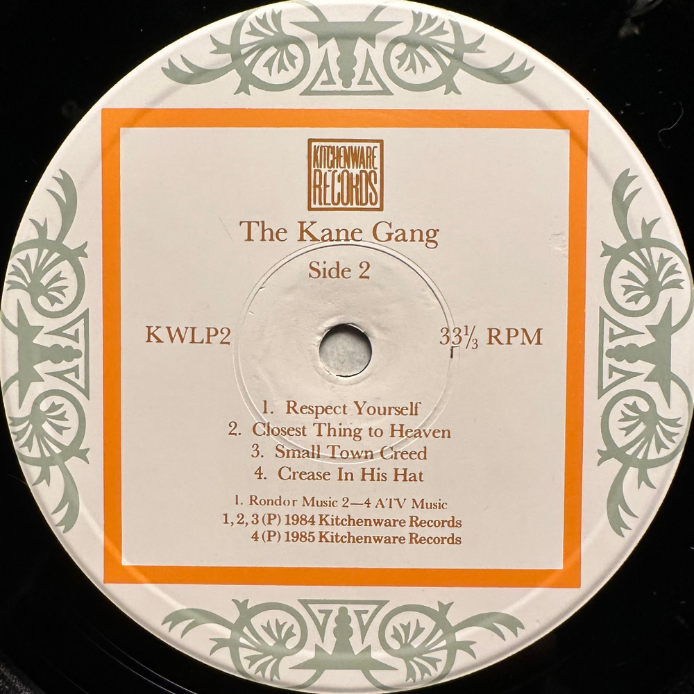 The Kane Gang - The Bad And Lowdown World Of The Kane Gang (Англия 1985г.)