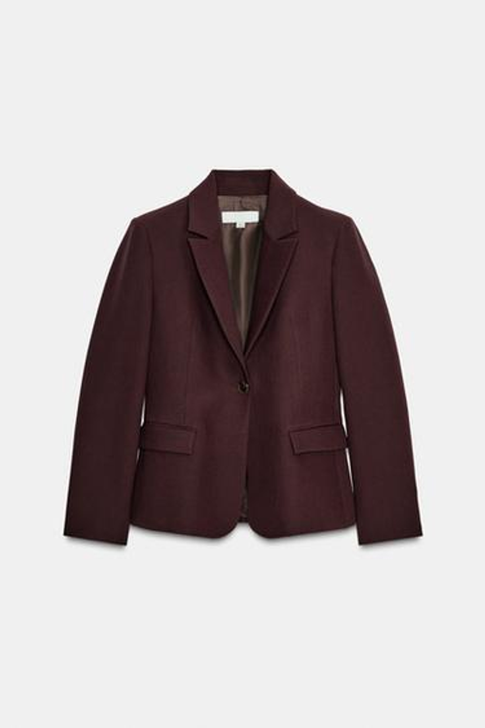 Блейзер с плечевыми накладками, облегающий фигуру - ZARA