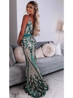 изумрудное макси платье + plus size