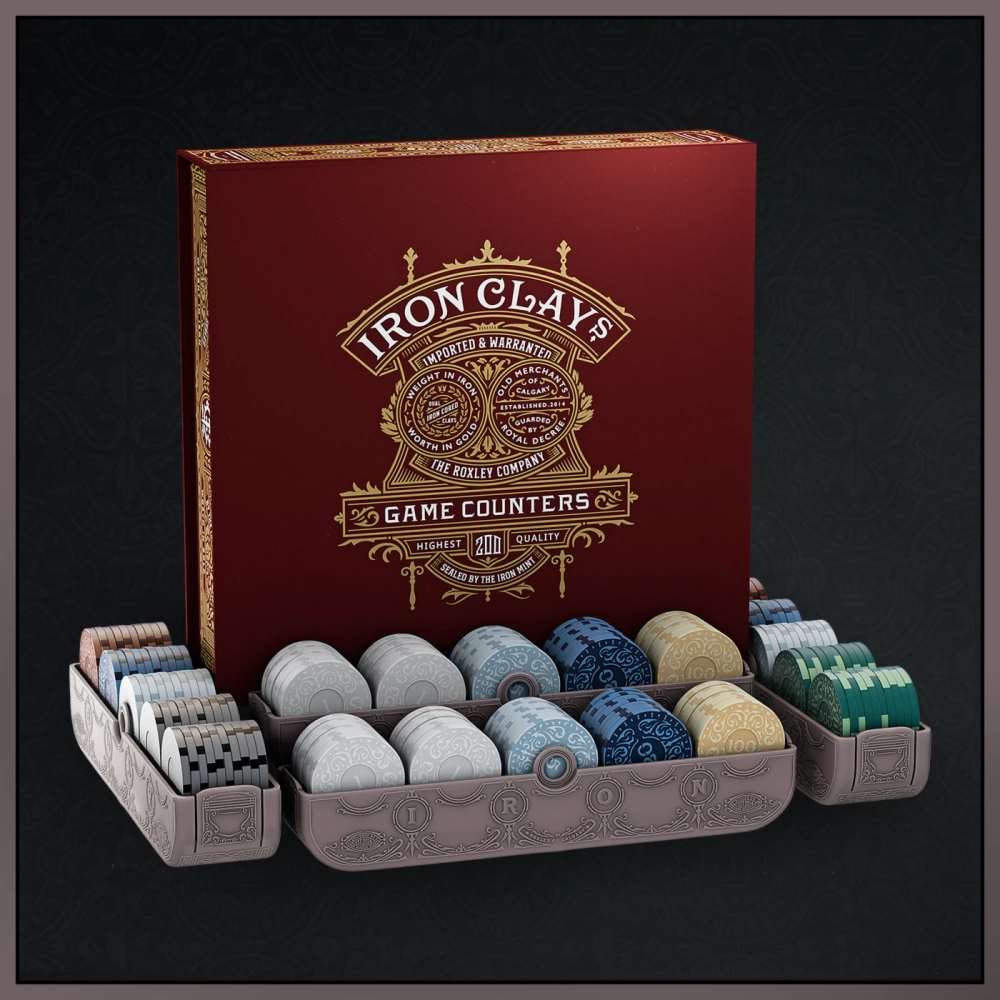 Набор фишек Iron Clays 200. Предзаказ