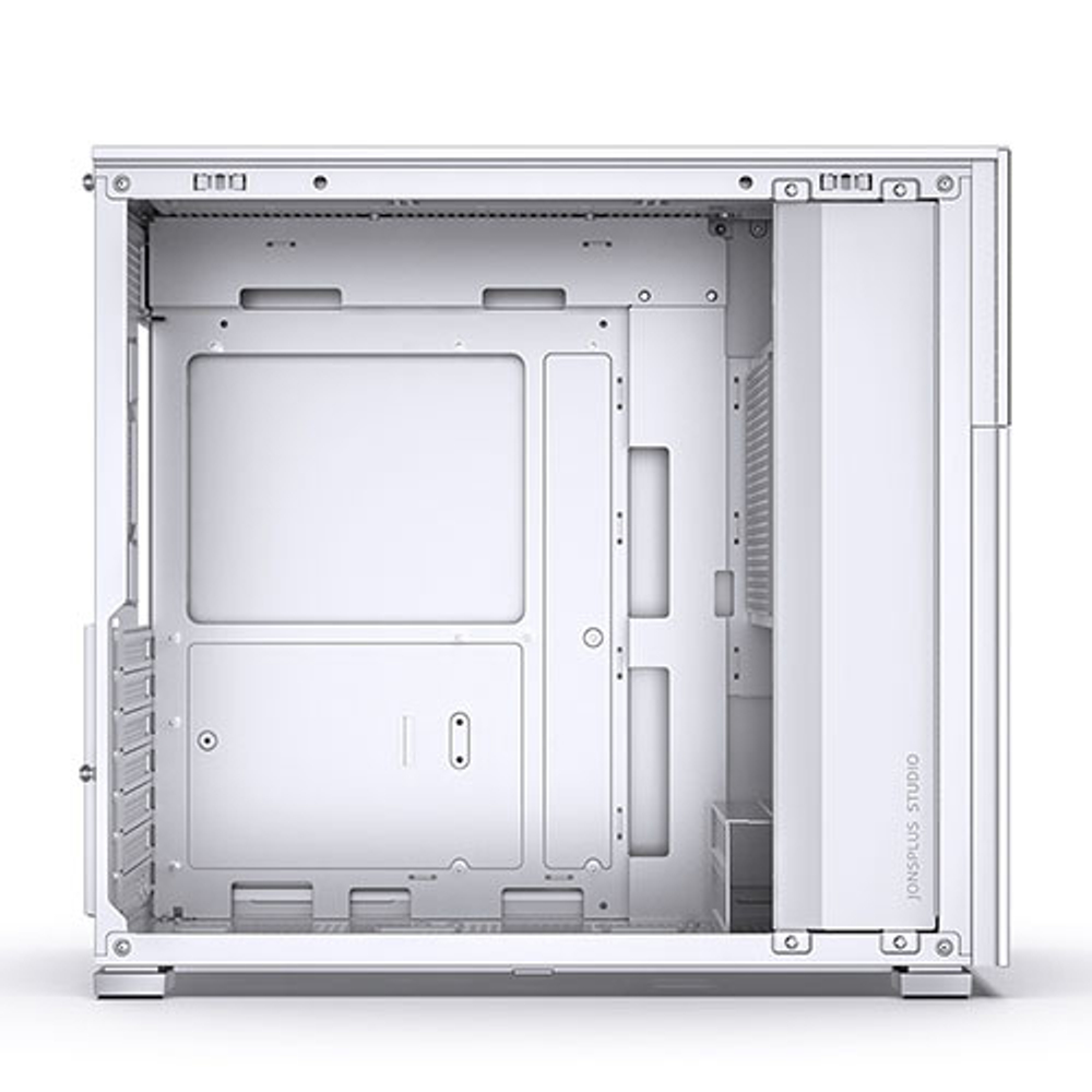 Корпус JONSBO D41 STD SC, 8" Color LCD, mini-ITX, micro-ATX, ATX, белый (без БП)