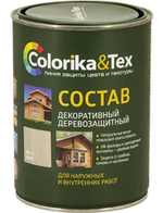 Состав деревозащитный "COLORIKA&TEX" РЯБИНА 2.7л