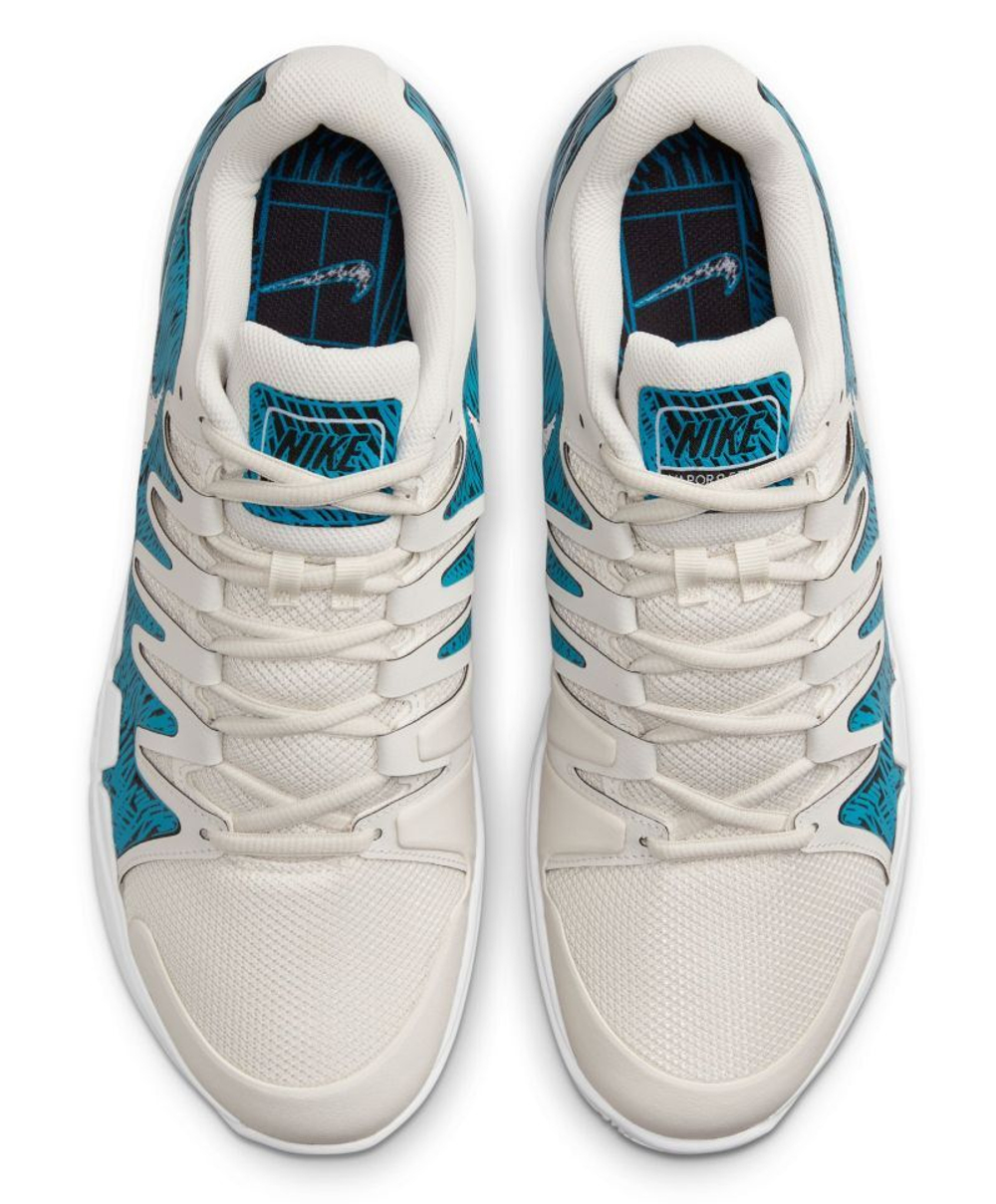 Мужские кроссовки теннисные Nike Zoom Vapor 9.5 Tour Premium - black/white/blue lightning/phantom