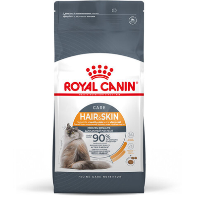 Сухой корм для кошек Royal Canin Hair & Skin Care (Роял Канин Хайбал энд скин кэа) для поддержания здоровья кожи и шерсти 400 г