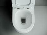 Напольный пристенный унитаз Ceramicanova Метрополь (Metropol) Безободковый (Rimless) CN4001
