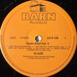 Slade ‎– Slade Alive Vol Two (Скандинавия 1978г.)