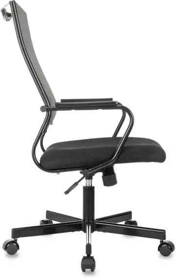 Кресло руководителя Бюрократ CH Balance черный TW SQU BL TW-11 сетка/ткань крестов. металл черный