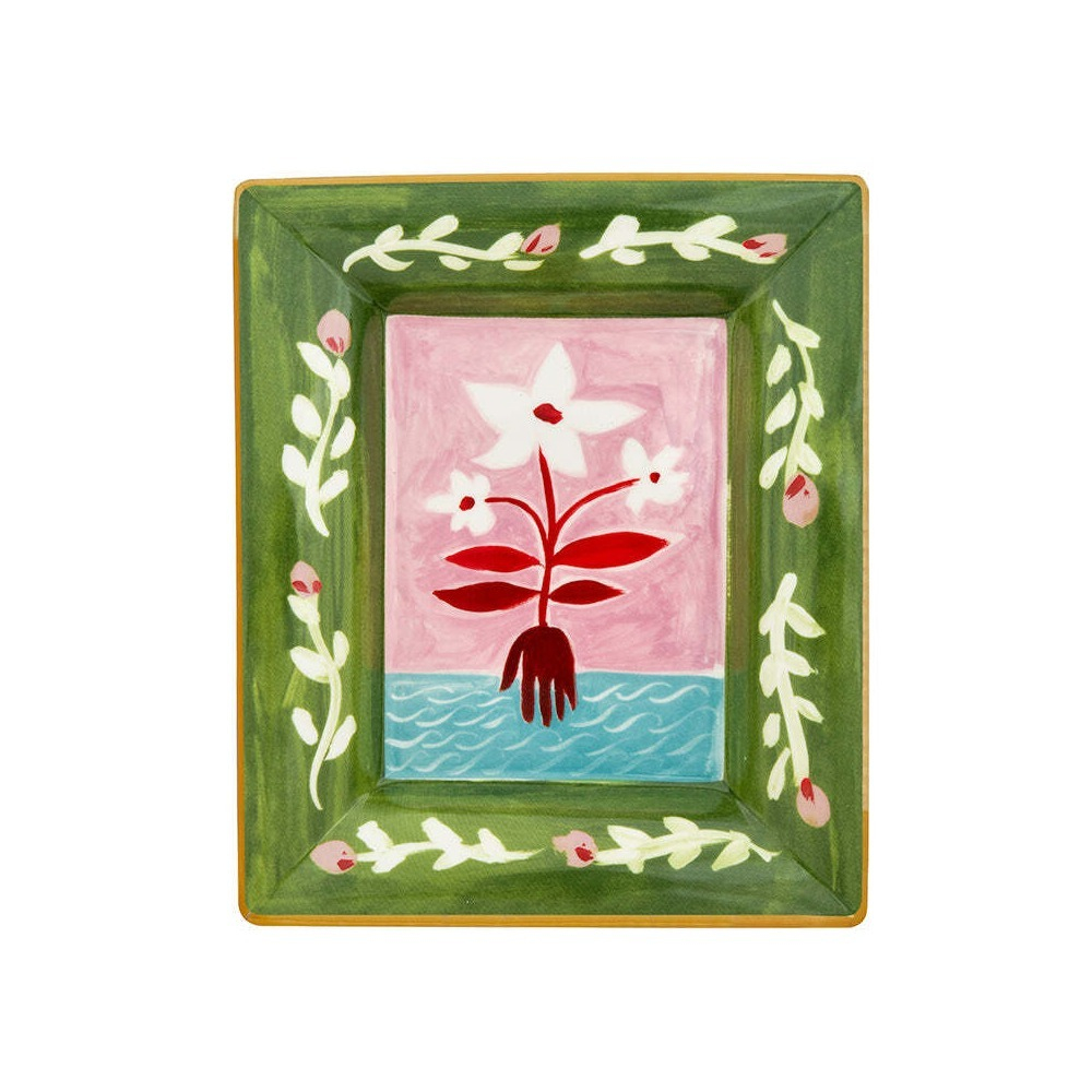 Мелочница Con Amore Fiori Bianchi (20.5 x 17 см)