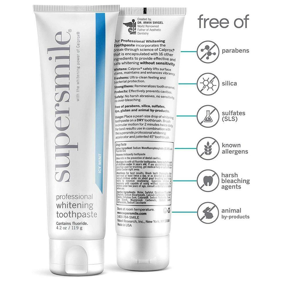 Supersmile - Отбеливающая зубная паста Ice Mint (Свежая мята) 119 г