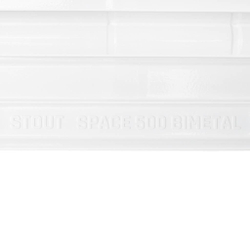 STOUT Space 500  8 секций радиатор биметаллический боковое подключение