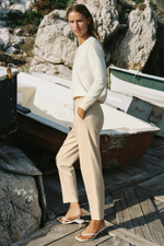УКОРОЧЕННЫЕ БРЮКИ С ВЫСОКОЙ ПОСАДКОЙ — ZARA