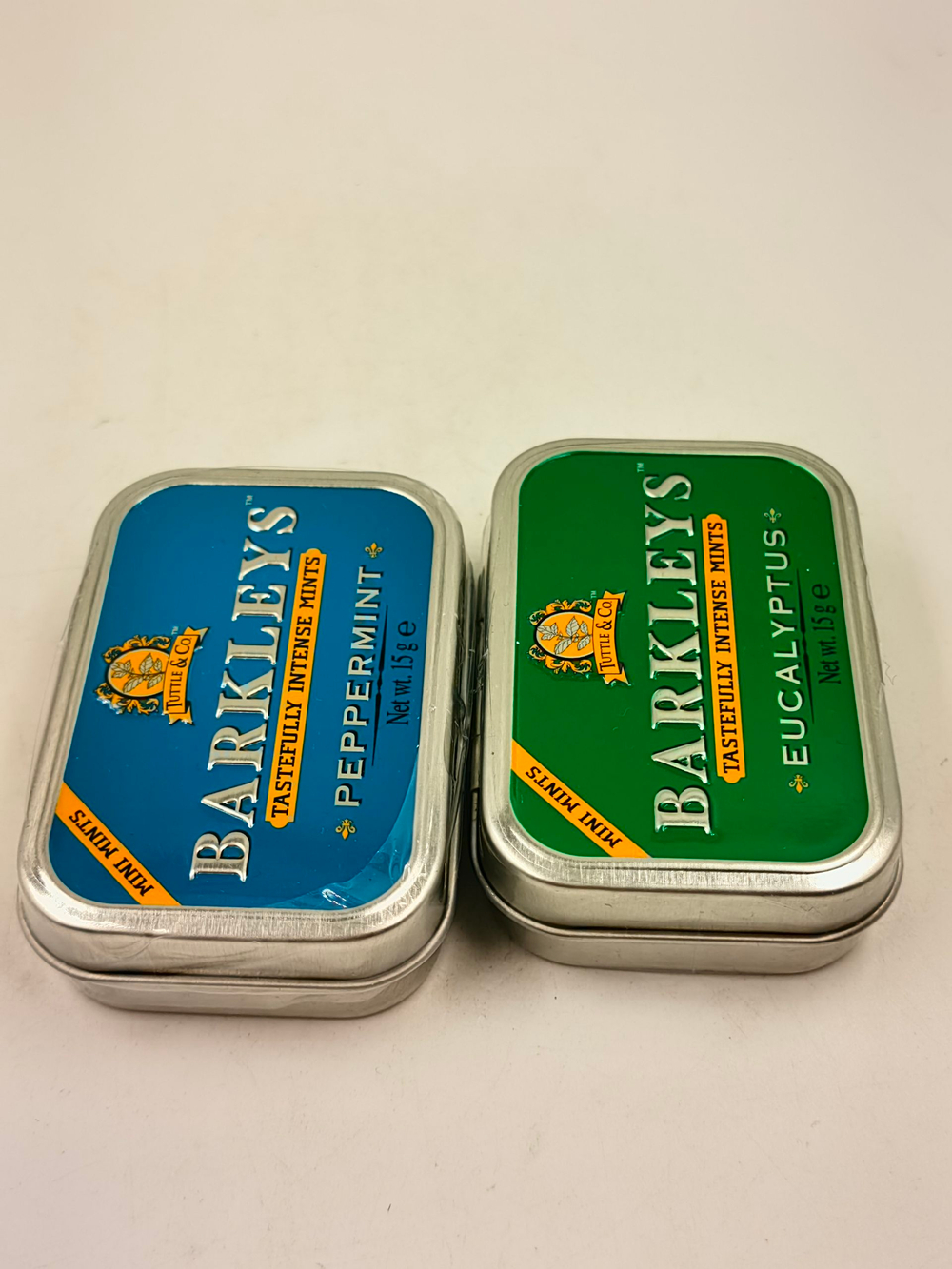 Мини пастилки Barkleys со вкусом эвкалипта и мяты, без сахара, 2 уп. по 15 г (Германия)