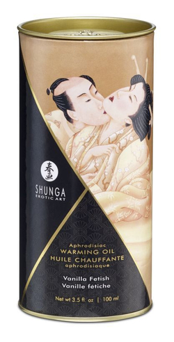 Shunga Съедобное масло для массажа. Ваниль, 100 мл