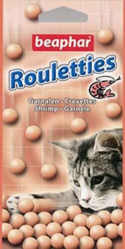 Beaphar `Rouletties+Shrimp` лакомство для кошек с креветками 80 шт. Beaphar `Rouletties+Shrimp` лакомство для кошек с креветками 80 шт.