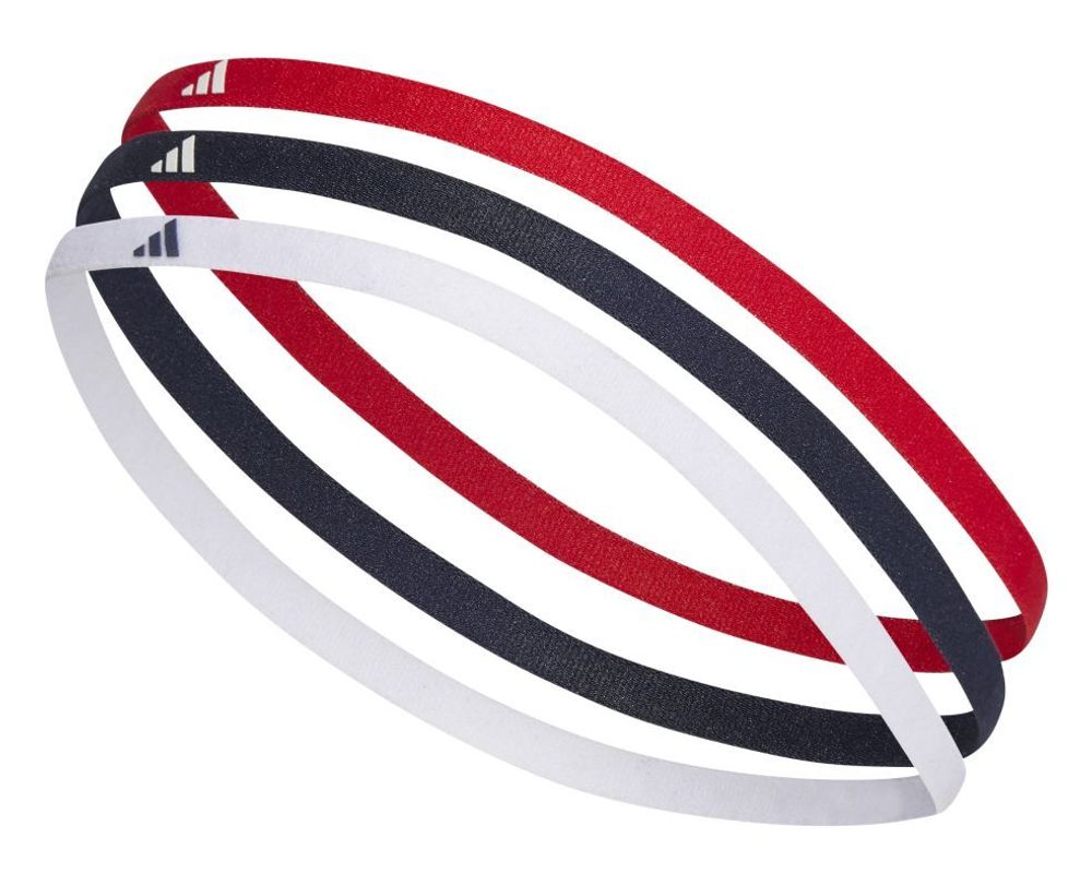 Резинка на голову Adidas Hairband 3PP - legend ink/scarlet/ white