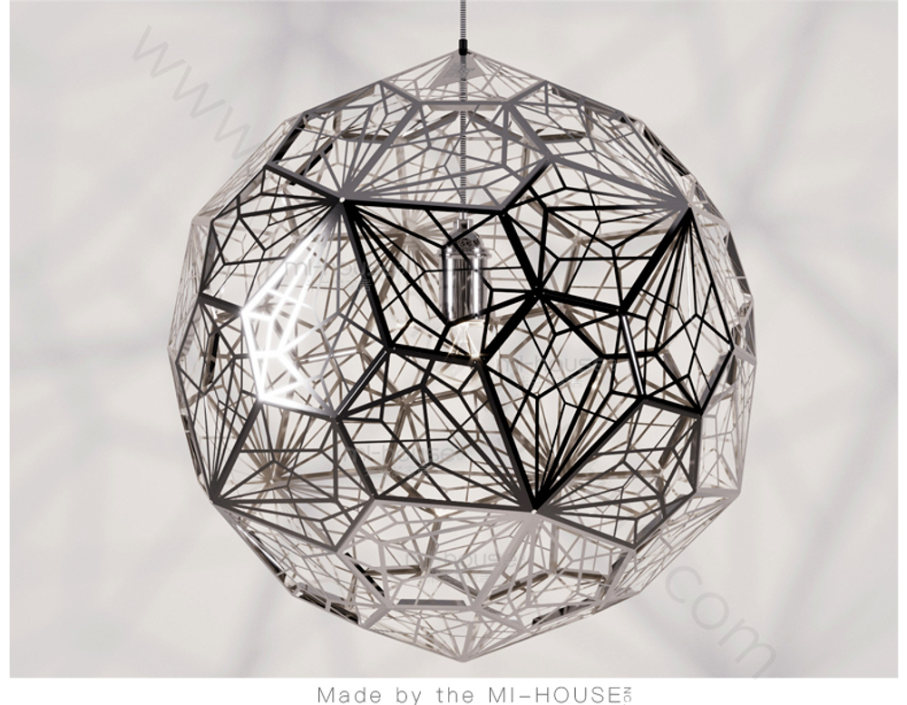 Pendant design lamp  Etch Web by Tom Dixon (Gold)