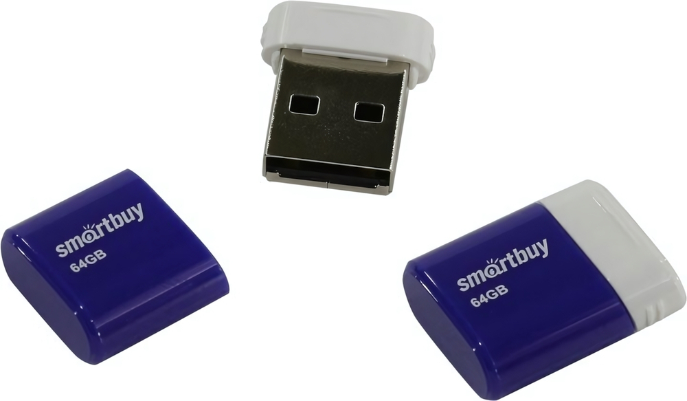 Флеш-накопитель 64 Gb Smartbuy Lara Blue