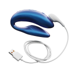 Синий вибратор 7,8см для пар We-Vibe Chorus Cosmic Blue SNHR3SG5