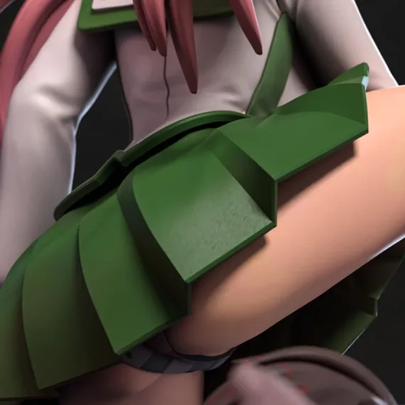 Saya Takagi diorama - Highschool of the Dead