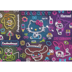 Pazl / Пазлы / Puzzles - "500" - Neon Hello Kitty / Hello Kitty