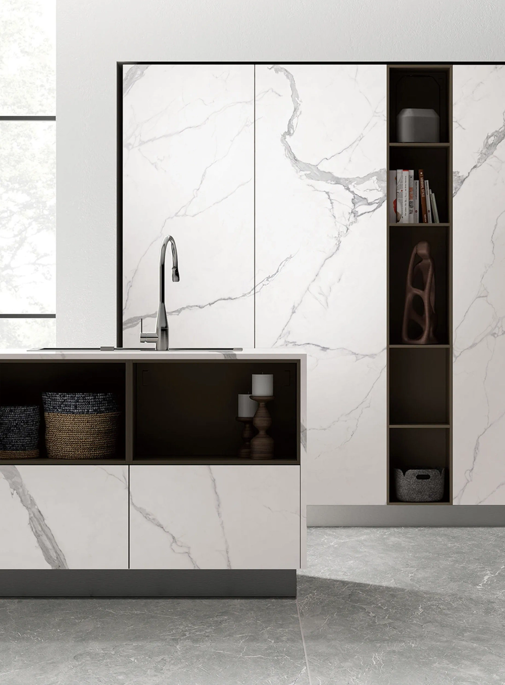 Alps Arabescato Corchia Спеченный камень 160*320/1.2