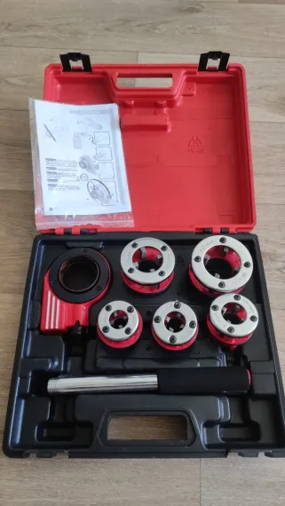 Клупп ручной Ravic RV-360 с набором головок, 3/8″-1 1/4″, 5 шт.