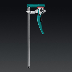 KRAFTOOL KRAFTFLEX, KLT-300, 300/60 мм, универсальная, цельнокованая, рычажная, быстрозажимная, в T-track струбцина (32331-300)