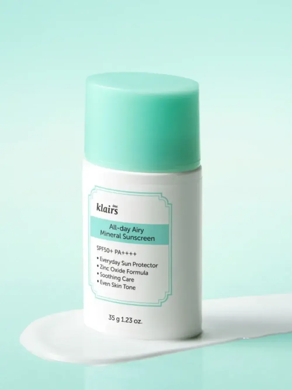 DEAR, KLAIRS Минеральный солнцезащитный крем All-day Airy Mineral Sunscreen SPF50 PA++++ (35 г)
