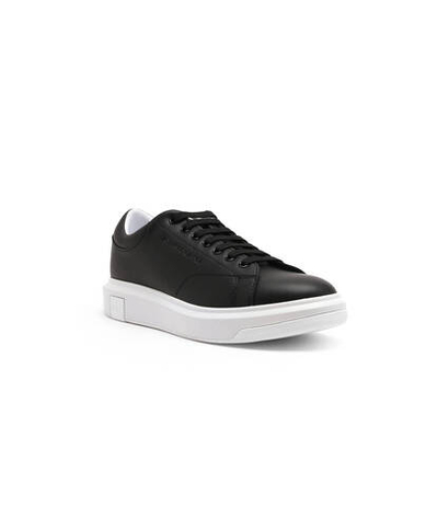 Skórzane trampki ENGLISH Armani Exchange - черный(XUX123 XV534)
