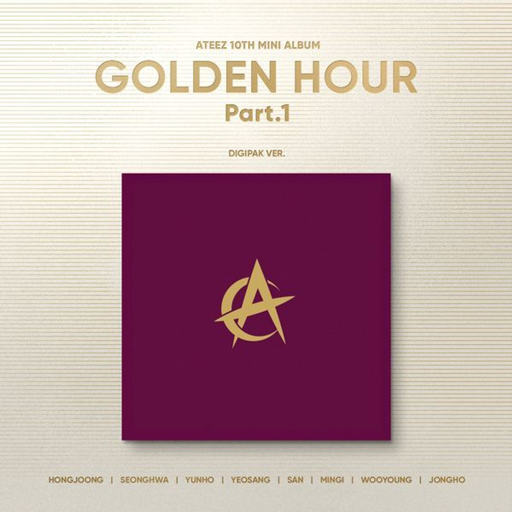 Альбом ATEEZ - 10th Mini Album [GOLDEN HOUR : Part.1] (Digipak Ver.)